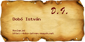 Dobó István névjegykártya